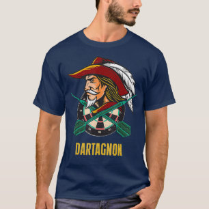Camiseta Dartagnan - Mosqueteiro Dart - Dardos Engraçados -