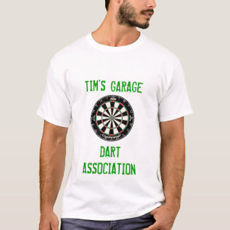 Camiseta dartboard, a GARAGEM de TIM, DARDO, ASSOCIAÇÃO