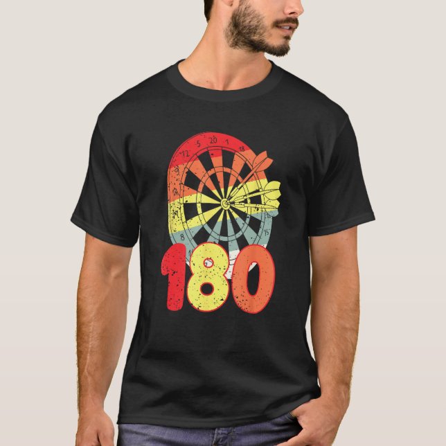 Camiseta Dartboard Arrows Number Darts Player (Frente)