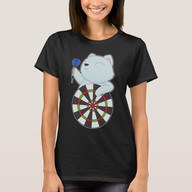 Camiseta Dartboard Cat Darts (Frente)