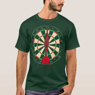 Camiseta Dartboard Dart Board Dart Board Player Dintage Gif