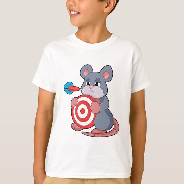 Camiseta Dartboard Dart Mouse Darts (Frente)