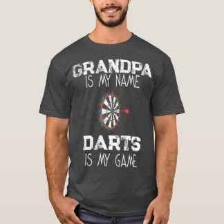 Camiseta Dartboard Shirt Dart Jogando Vovô