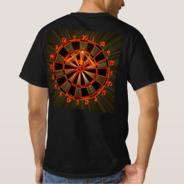 Camiseta Dartboard Spezialdesign - Strahlen und Supernova