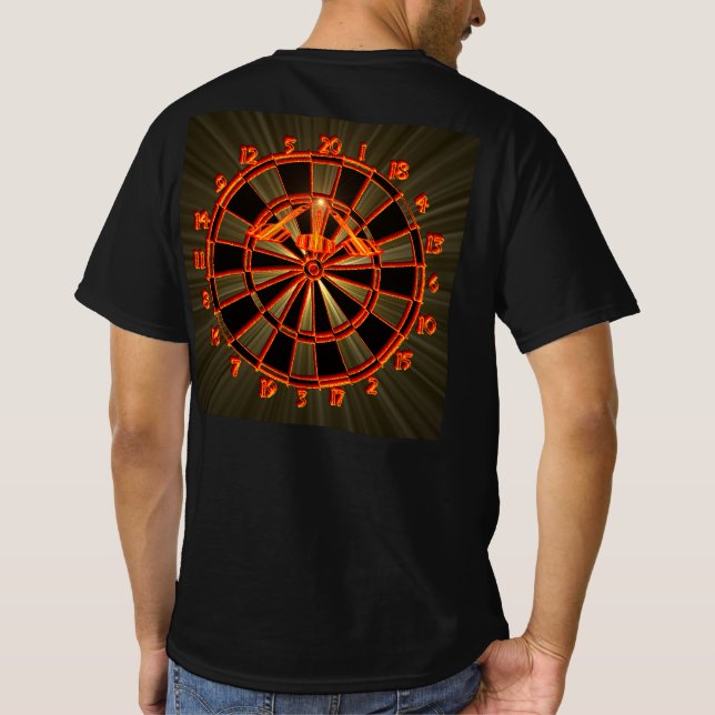 Camiseta Dartboard Spezialdesign - Strahlen und Supernova (Verso)