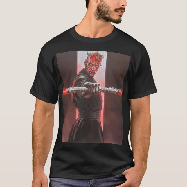 Camiseta Darth Maul – Dual Saber Fury (Frente)
