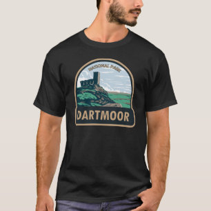 Camiseta Dartmoor National Park Castle Ruins Inglaterra