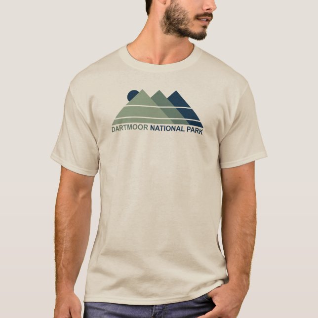 Camiseta Dartmoor National Park Mountain Sun (Frente)