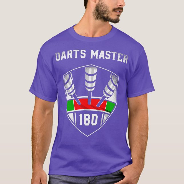 Camiseta Darts 180 Emblem ou Ton 80 Darts Master Darts (Frente)