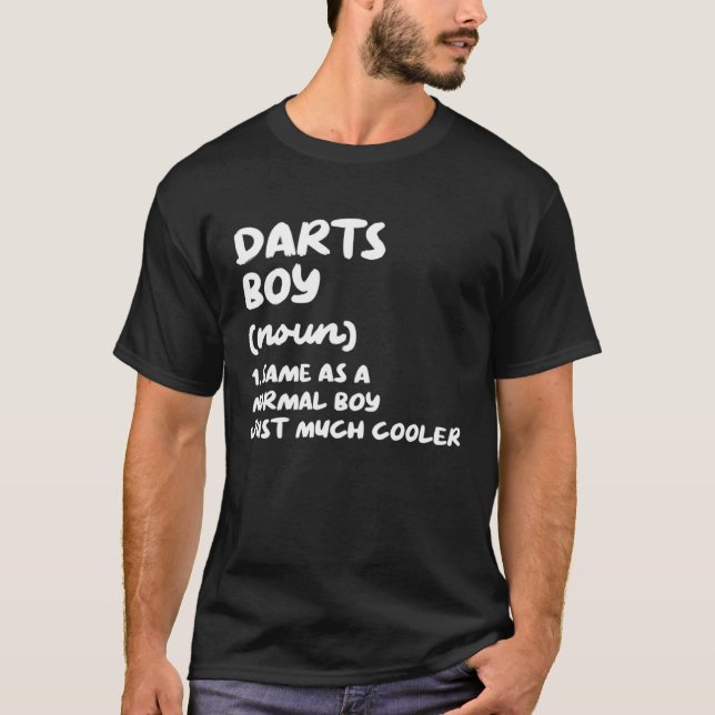 Camiseta Darts Boy Definition Funny (Frente)
