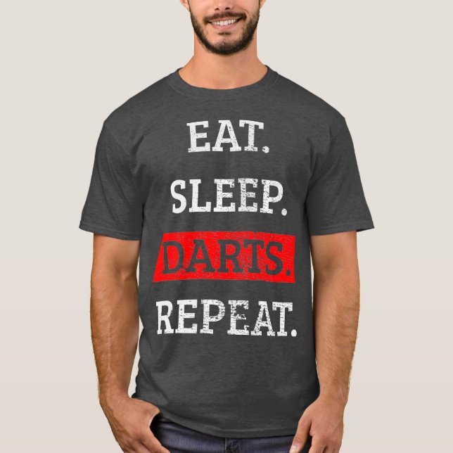 Camiseta Darts Dart Player Vintage Gift Premium (Frente)
