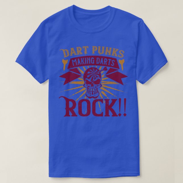 Camiseta Darts Dart Punks Fazer Darts Rock (Frente do Design)