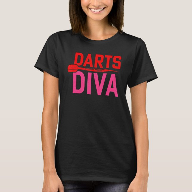 Camiseta Darts Diva Women Dart Player (Frente)