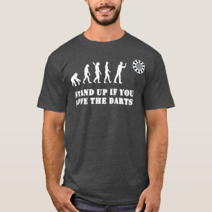 Camiseta Darts Evolution Engraçado Dardos Presentes