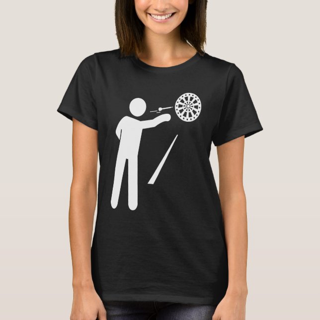 Camiseta darts for darts players Pally 20 darts Dar 180  13 (Frente)