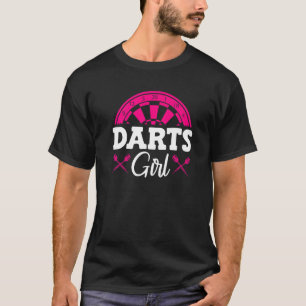 Camiseta Darts Girl Dart Toca Dardos Dardos Trevos Prêmio à