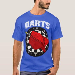 Camiseta Darts jersey para dart player com dart e dartboa