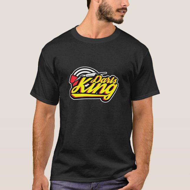 Camiseta Darts King Lover Darts Player (Frente)