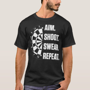 Camiseta Darts Problems Dartboard Fun Hobby Dart Player