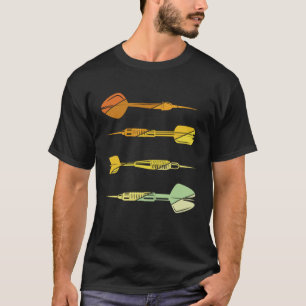 Camiseta Darts Retro Vintage Esporte Dardos Bullseye Dart P