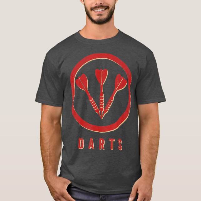 Camiseta Darts Sport Vintage Retro (Frente)