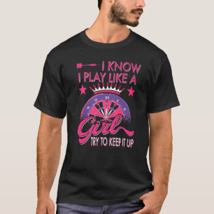 Camiseta Darts Women Dartboard Girls Dart Player Darting Da