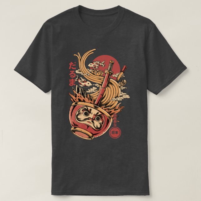 Camiseta Darumas Ramen (Frente do Design)