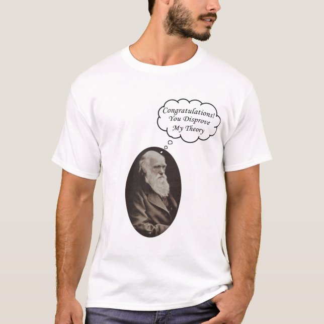 Camiseta Darwin contesta a teoria (Frente)