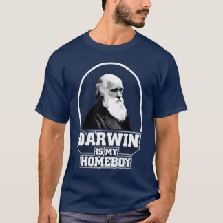 Camiseta Darwin é meu ficar em casa