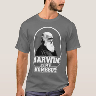 Camiseta Darwin é meu ficar em casa