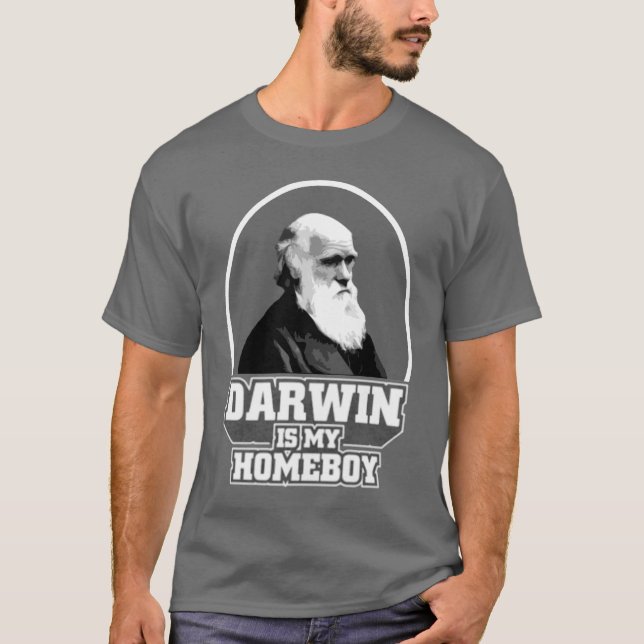 Camiseta Darwin é meu ficar em casa (Frente)