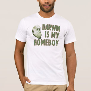 Camiseta Darwin é meu ficar em casa