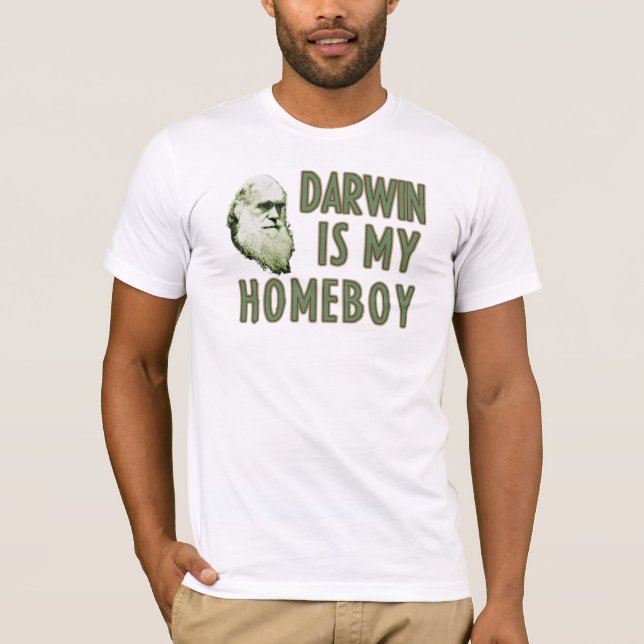 Camiseta Darwin é meu ficar em casa (Frente)
