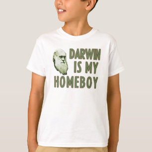 Camiseta Darwin é meu ficar em casa