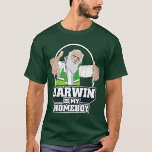 Camiseta Darwin é meu ficar em casa (a cor completa)