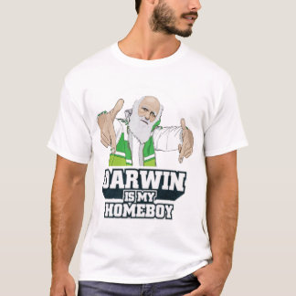 Camiseta Darwin é meu ficar em casa (a cor completa)