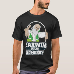 Camiseta Darwin é meu ficar em casa (a cor completa)