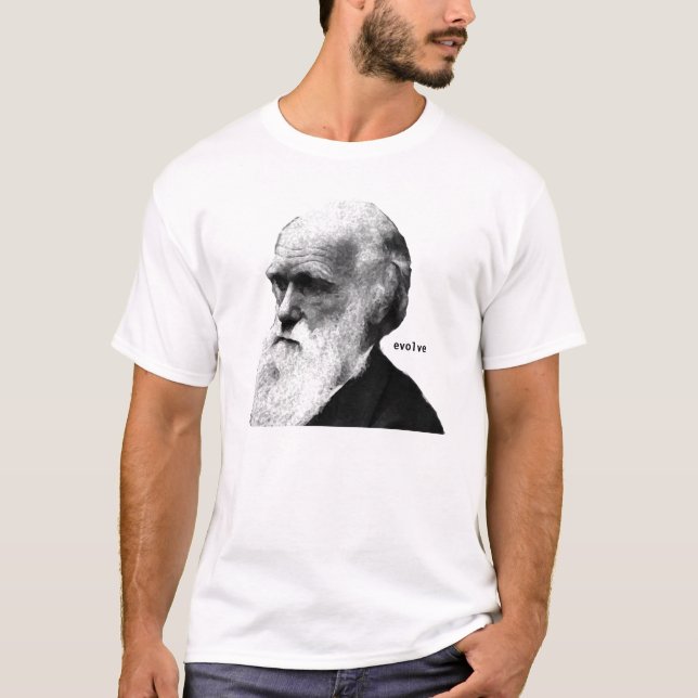 Camiseta Darwin - evolua (Frente)