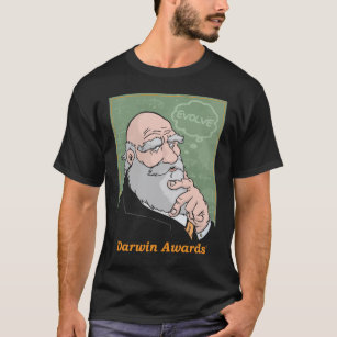 Camiseta Darwin: Evolua o T - preto