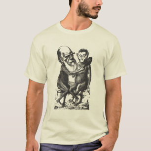 Camiseta Darwin & macaco