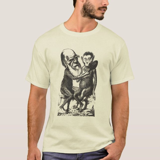 Camiseta Darwin & macaco (Frente)