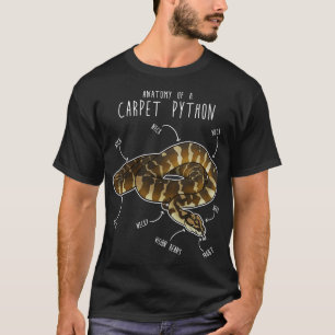 Camiseta Darwin pet Python Cobra Anatomy