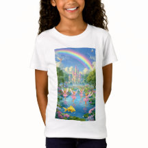 Camiseta das Aventuras das Meninas no Reino Mágico