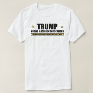 Camiseta das Confiscações de Máquinas de Votação d