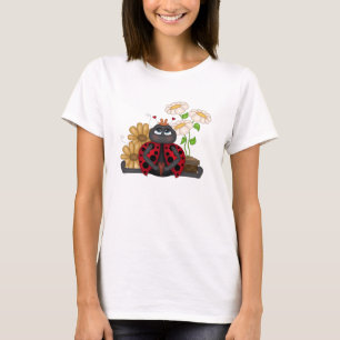 Camiseta das damas Ladybug