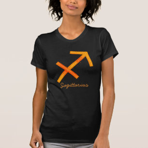 Camiseta das Damas Sagitárias - Preto