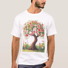 Camiseta das Flores Grandes