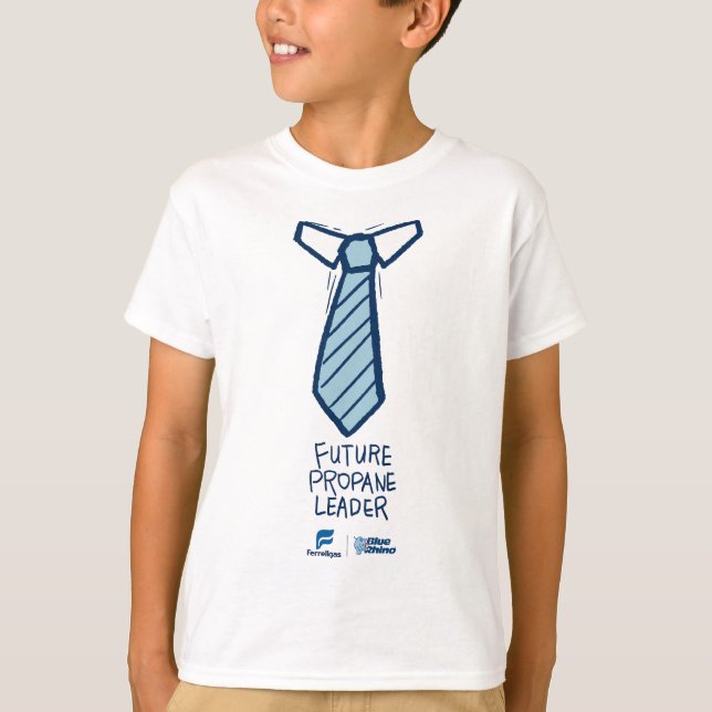 Camiseta das futuras líderes Tie Girls - Branco (Frente)