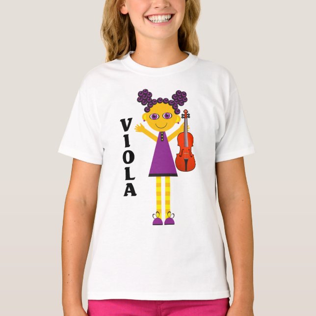 Camiseta das garotas bonitas Viola (Frente)