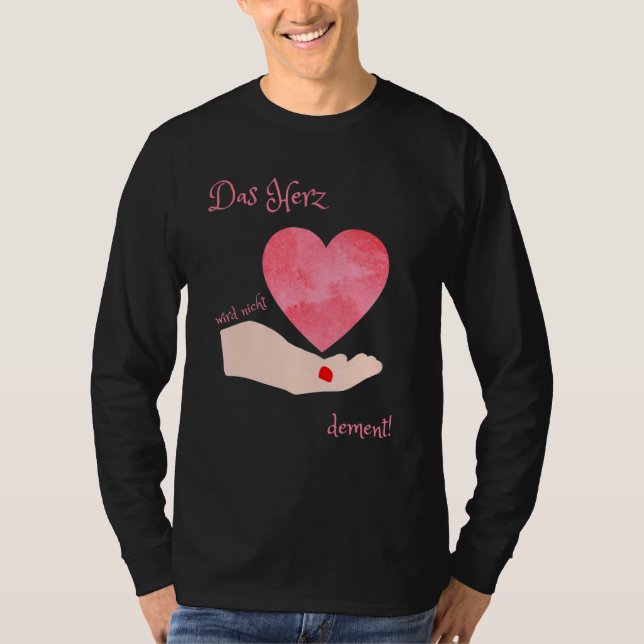 Camiseta Das Herz Wird Nicht Dement Nurking Power (Frente)